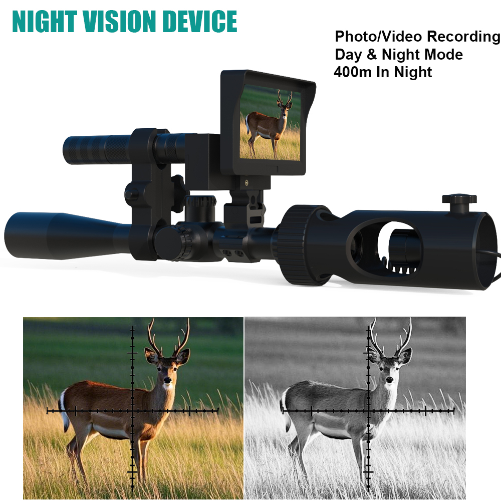 Night Vision Rifle Scope Ir 850Nm - Digital Night Vision Scope HD Photo/Video