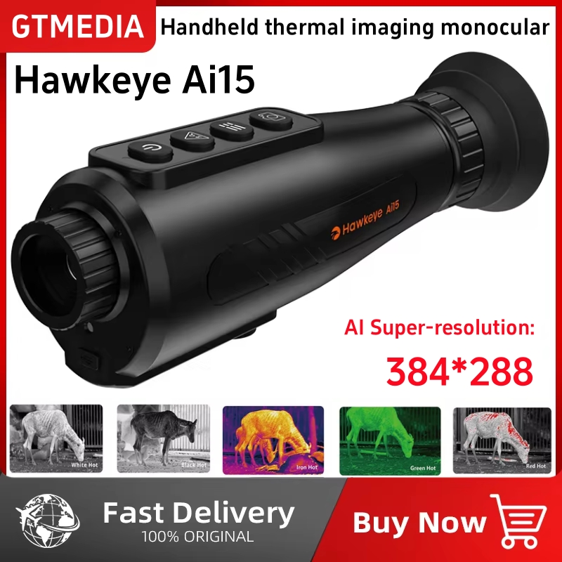Night Vision Monocular 1080P - GTMEDIA AI15Thermal Imaging Monocular Thermal Camera
