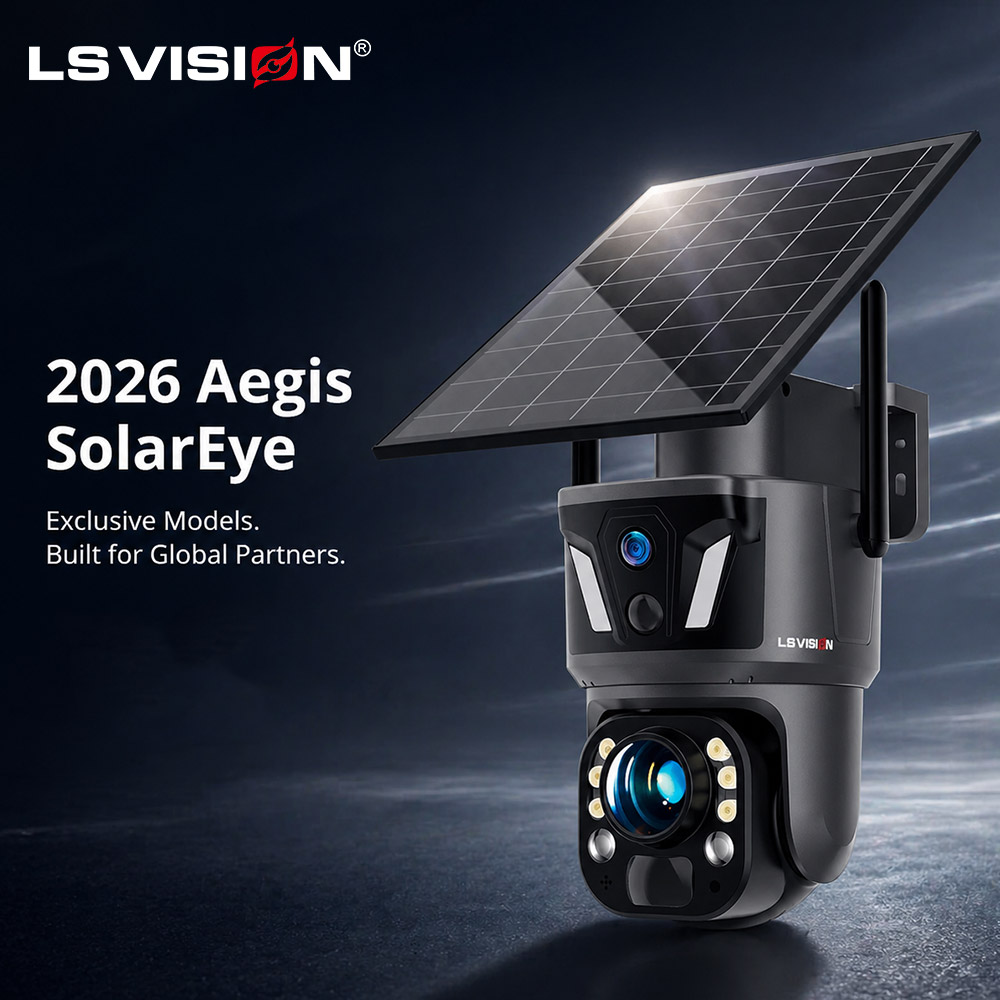 Night Vision Camera Wifi 4G - LS VISION 50X 6MP Wireless Solar