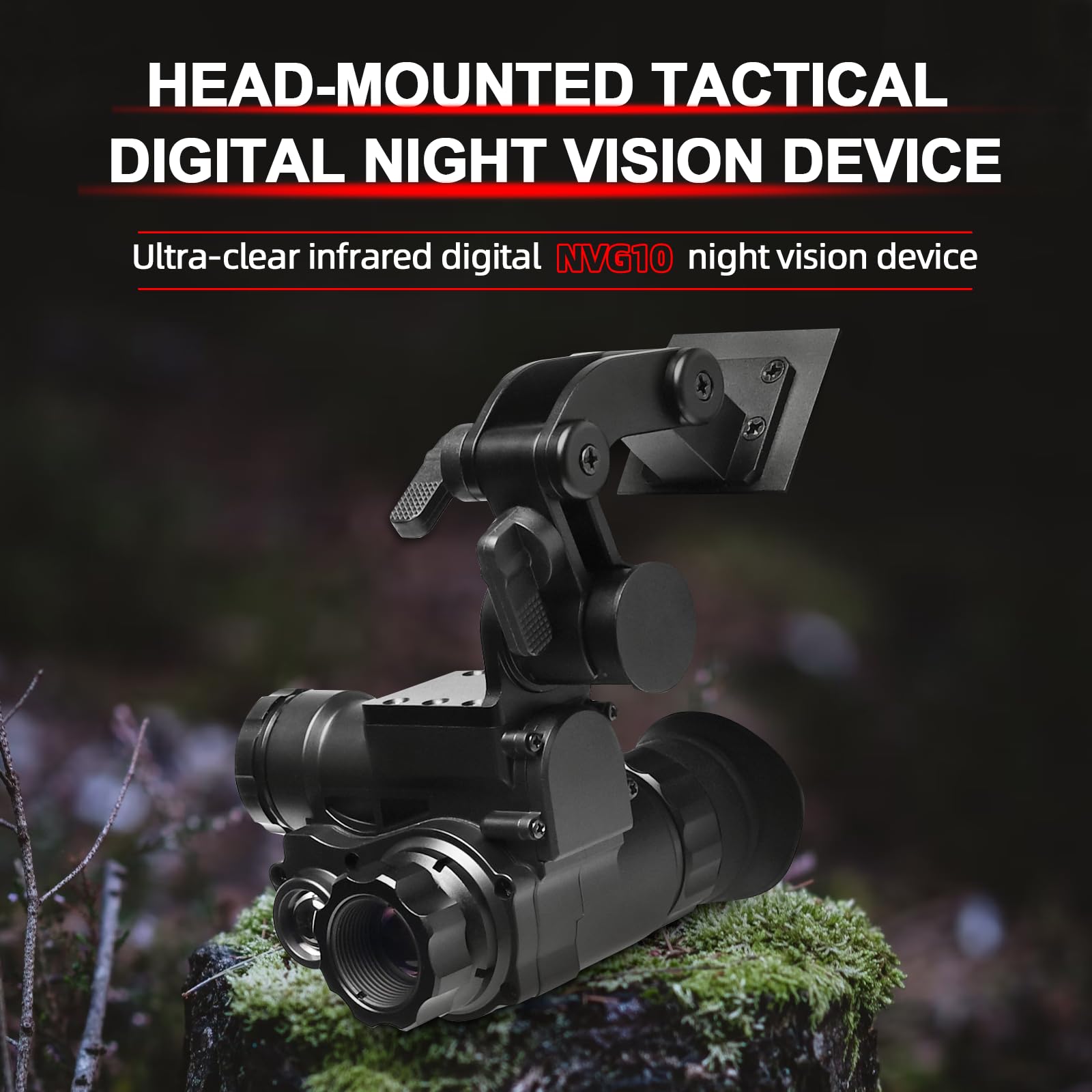 Night Vision Monocular 1080P - Tactical Digital Infrared Nvg10 Night Vision