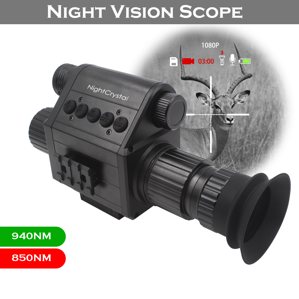 Night Vision Rifle Scope Ir 850Nm - Megaorei M5 Night Vision Riflescope, Monocular