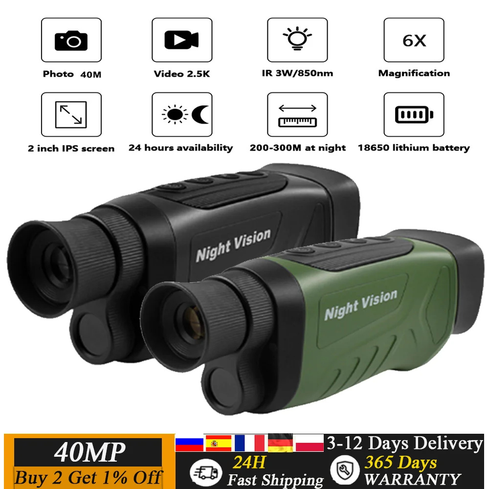 Digital Night-Vision Monocular - đánh giá và giá Night Vision Monocular 8X