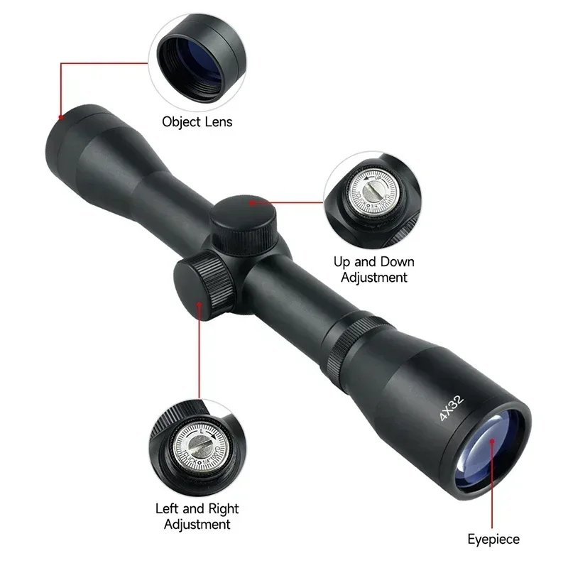 4x32 1.5-5x32IR 2-6X32AOE Tact - đánh giá và giá Night Vision Scope For Crossbow