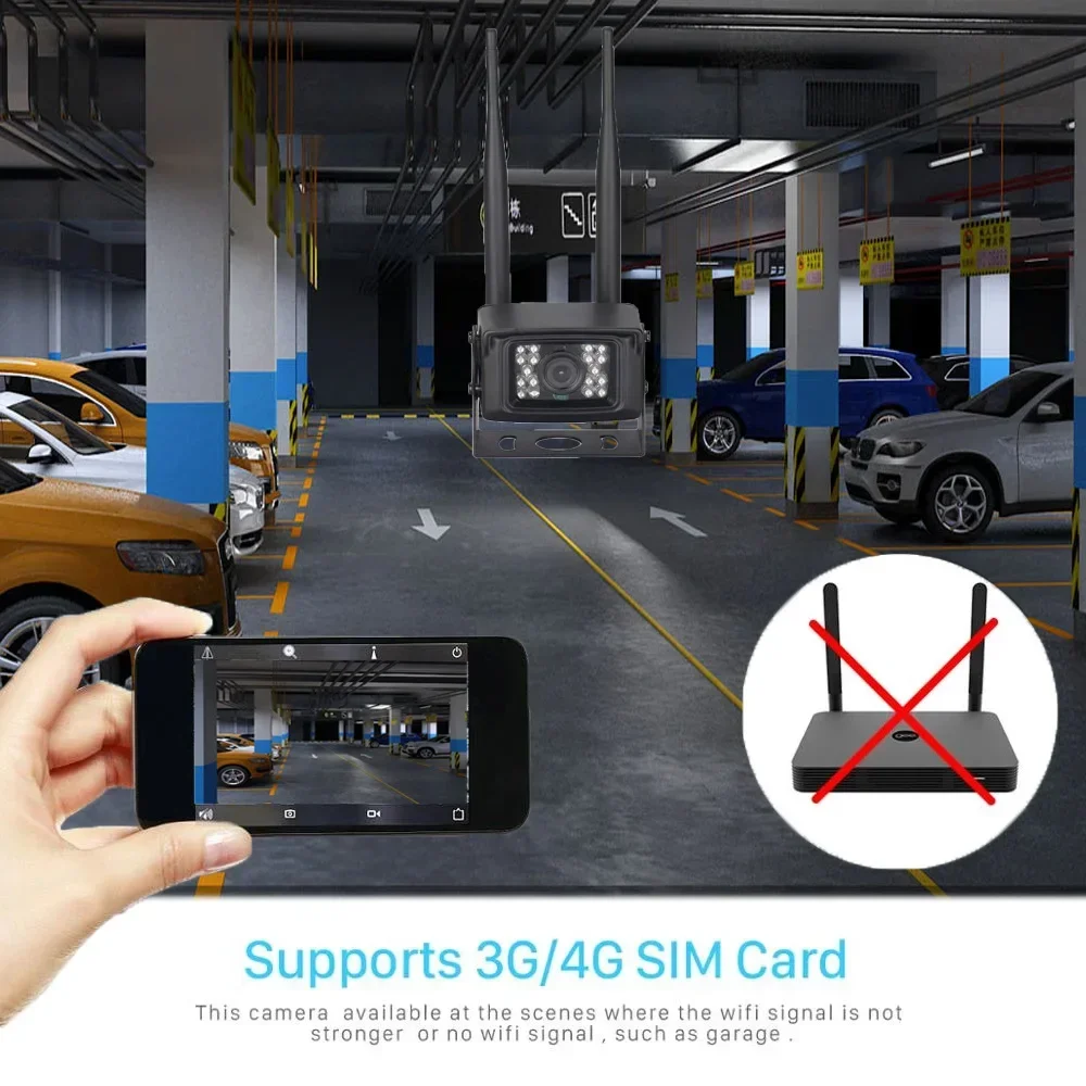 HJT 5MP 940nm WIFI 4G Sim Card - đánh giá và giá Night Vision Camera Wifi 4G