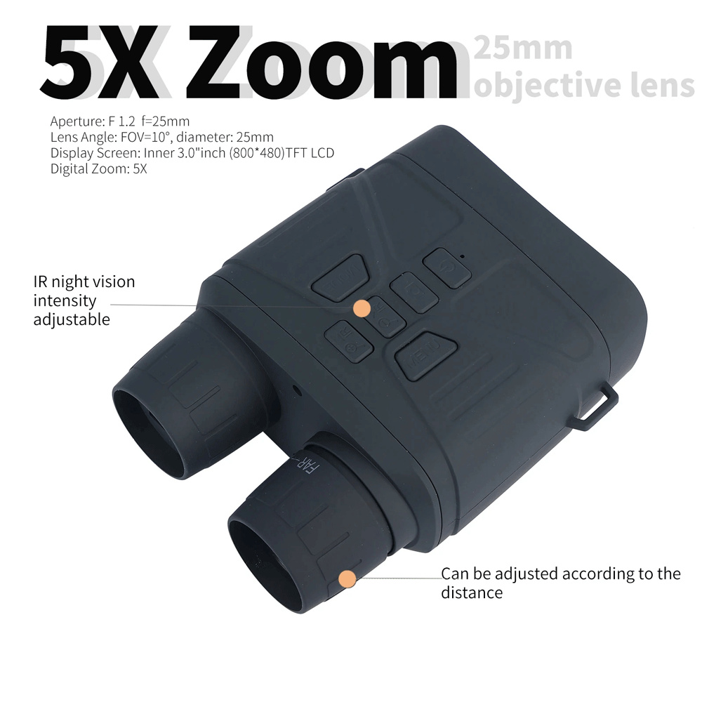 4K 3inch Infared Digital Night - đánh giá và giá Digital Night Vision Binoculars 4K