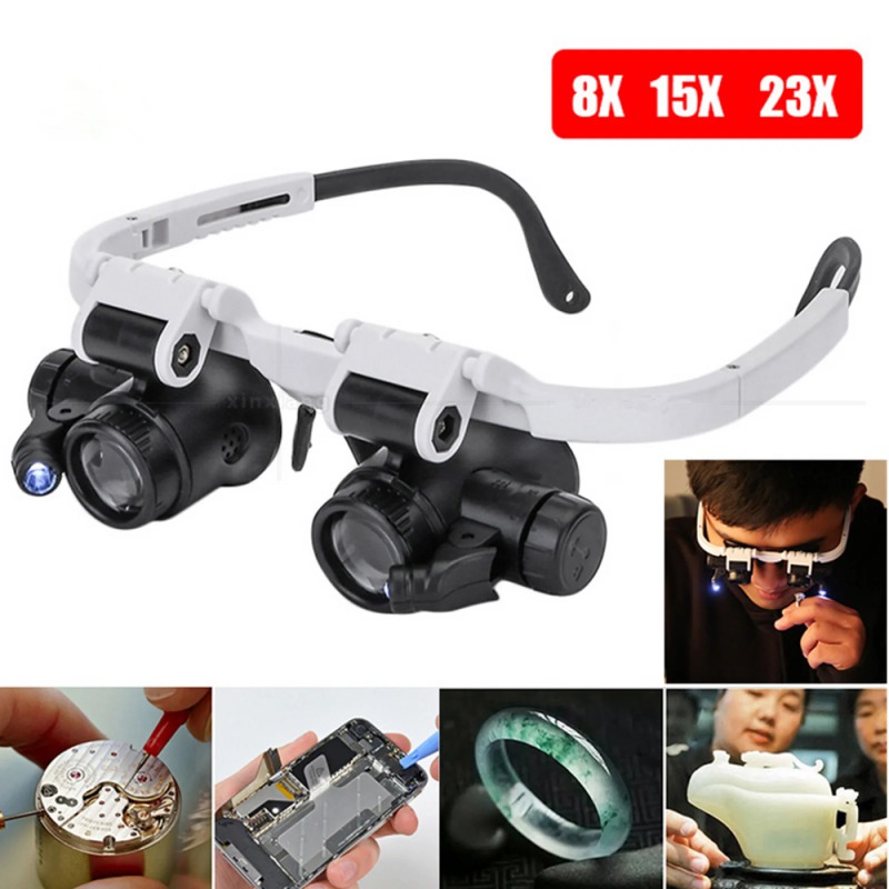 Multi Lens Headband Magnifier  - đánh giá và giá Night Vision Goggles Head Mounted