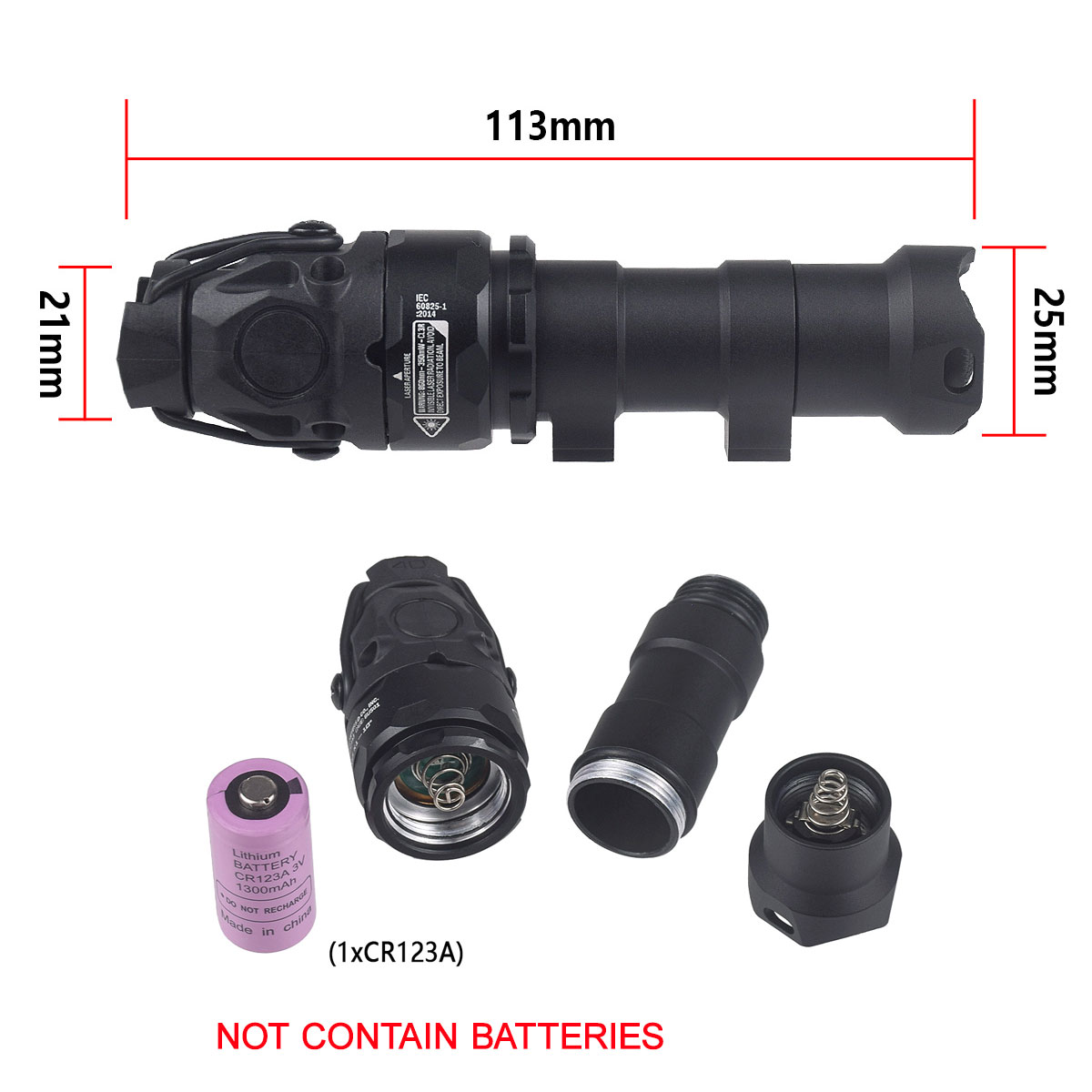 Tactical Adjustable KIJI K1 K1 - đánh giá và giá Ir Illuminator 850Nm Flashlight