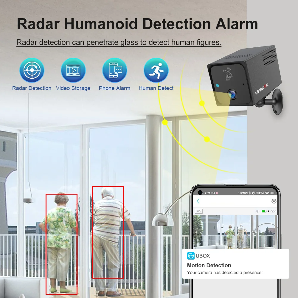 LS VISION 4MP 4G Mini Camera W - đánh giá và giá Night Vision Camera Wifi 4G