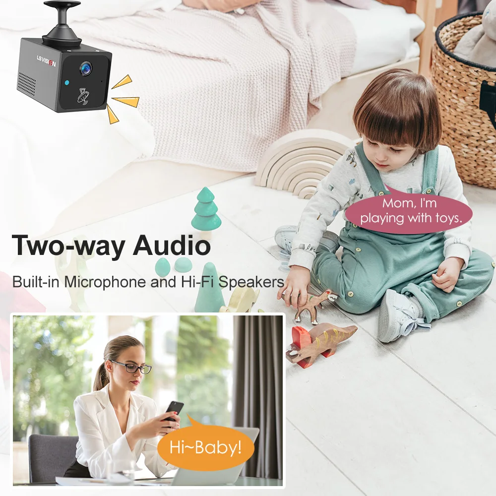 LS VISION 4MP 4G Mini Camera W - đánh giá và giá Night Vision Camera Wifi 4G