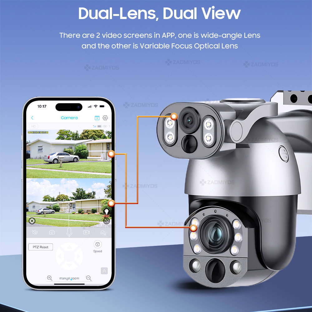 4K 50X ZOOM 10MP Solar Camera  - đánh giá và giá Night Vision Camera Wifi 4G