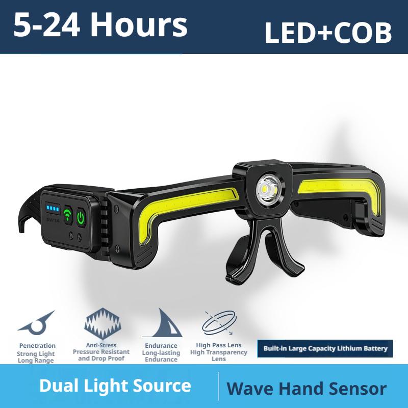 COB LED Glasses Headlamp Gestu - đánh giá và giá Night Vision Goggles Head Mounted