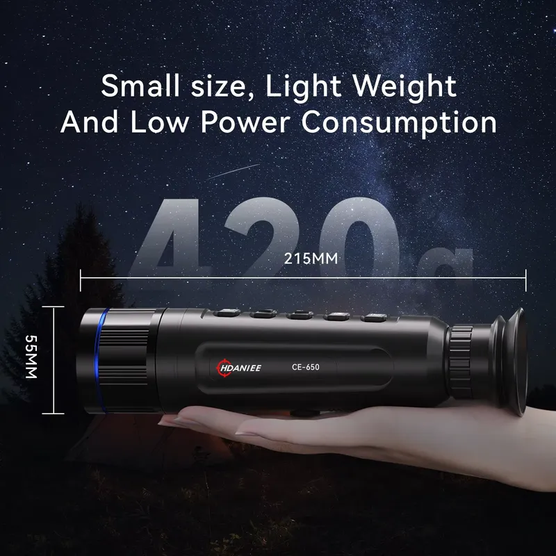 CE-6 Mini Camera 640*512 Therm - đánh giá và giá Night Vision Monocular 8X