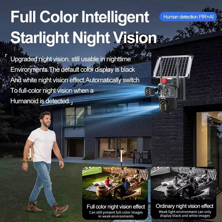3Lens 3Views 12MP 4G Card Sola - đánh giá và giá Night Vision Camera Wifi 4G