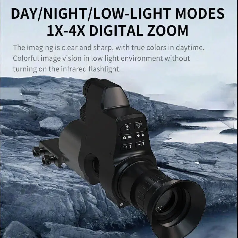 NV4B 1080P Digital Infrared Ni - đánh giá và giá Night Vision Scope 4X Digital