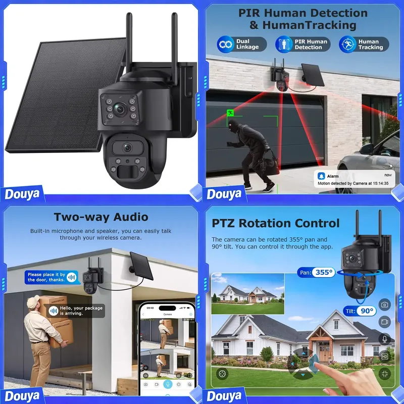 6MP 4G Wifi Dual Lens Dual Vie - đánh giá và giá Night Vision Camera Wifi 4G