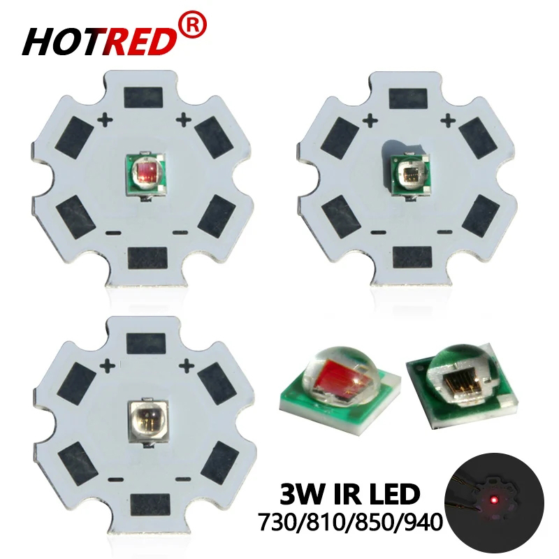 Đèn LED Công Suất Cao Chip IR  - đánh giá và giá Ir Illuminator 850Nm Flashlight