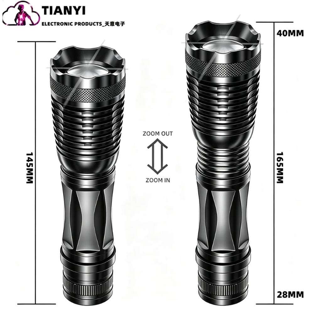 E6 Tactical Flashlight Strong  - đánh giá và giá Ir Illuminator 850Nm Flashlight