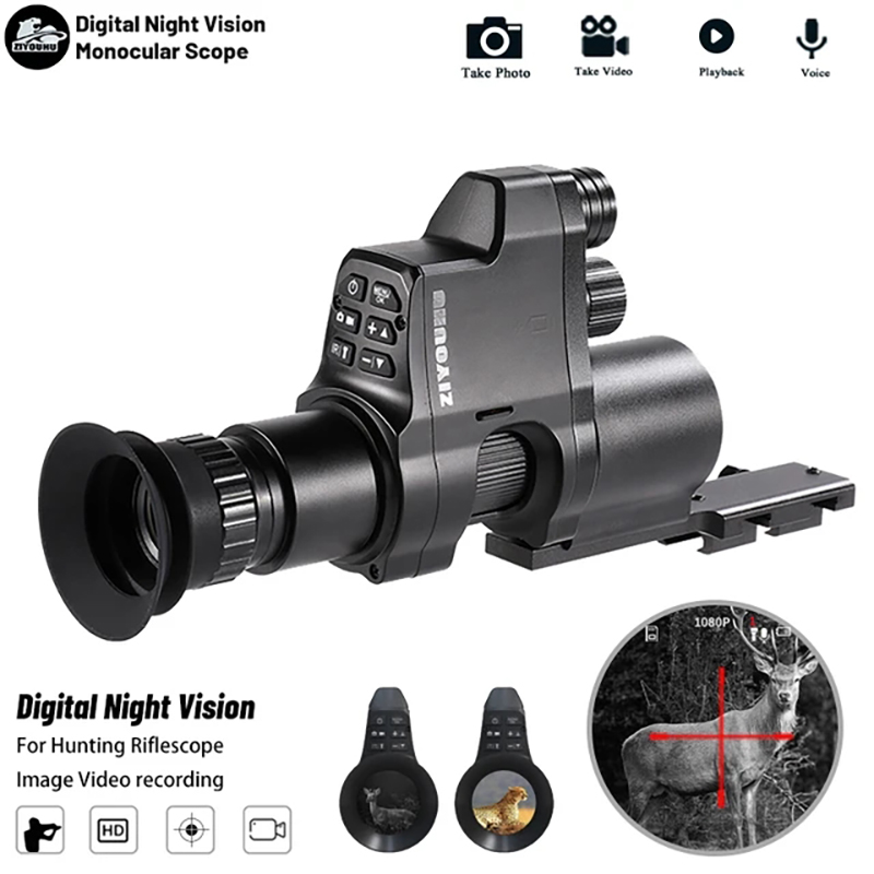 NV4B Clip-on Night Vision IR D - đánh giá và giá Night Vision Scope 4X Digital