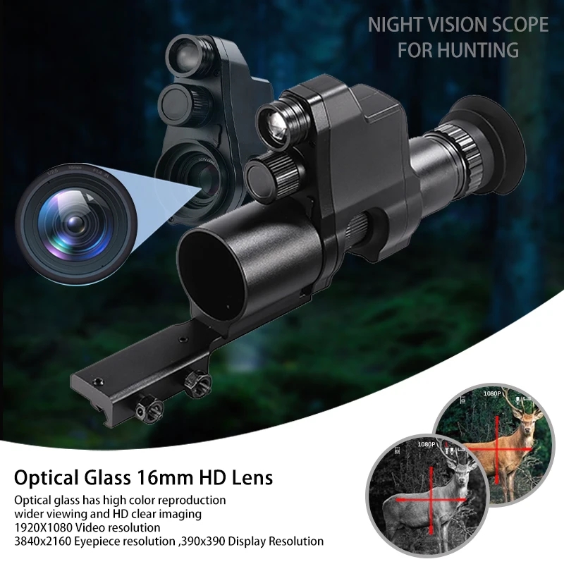 NV4B Clip-on Night Vision IR D - đánh giá và giá Night Vision Scope 4X Digital
