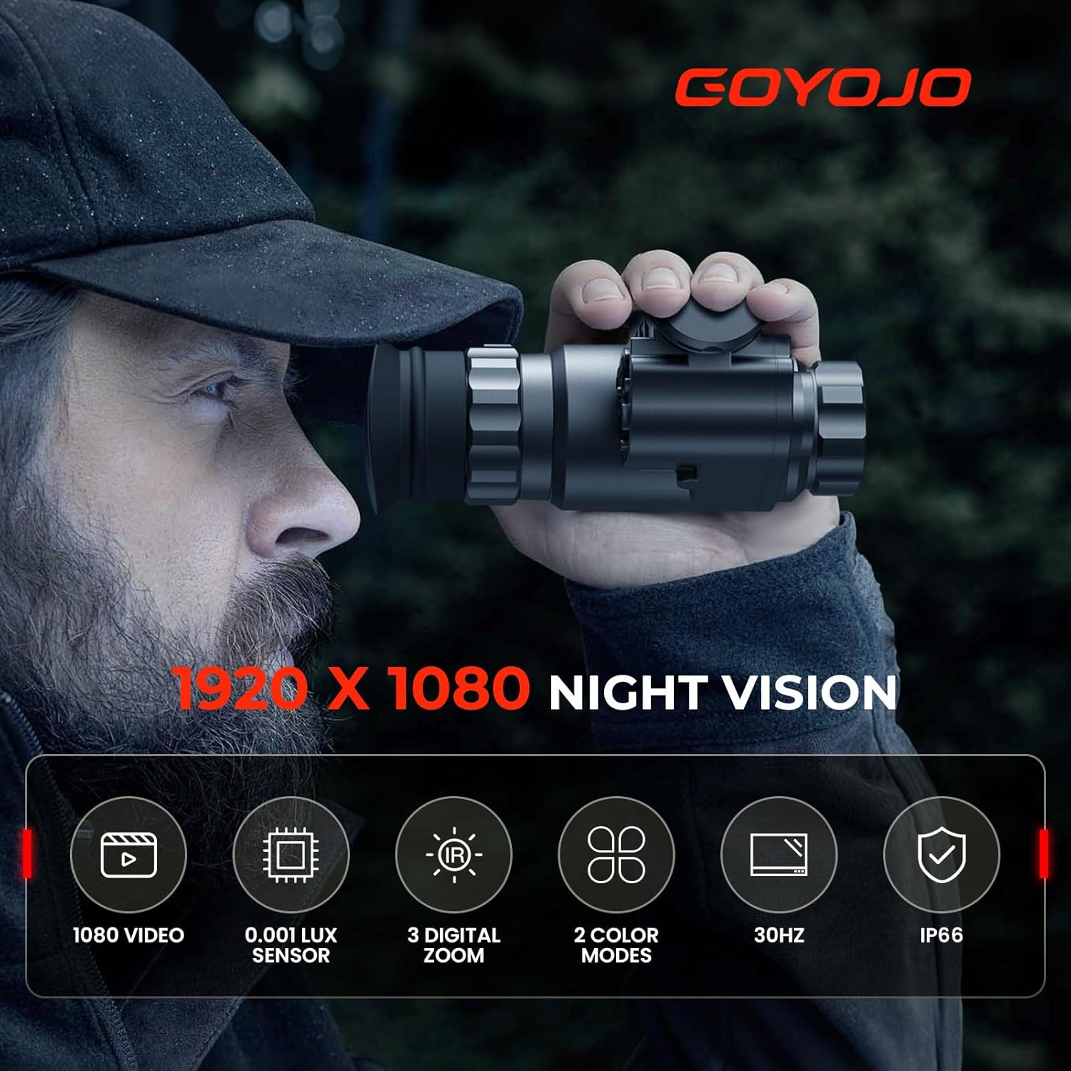 GOYOJO Night Vision Goggles- N - đánh giá và giá Night Vision Scope 4X Digital