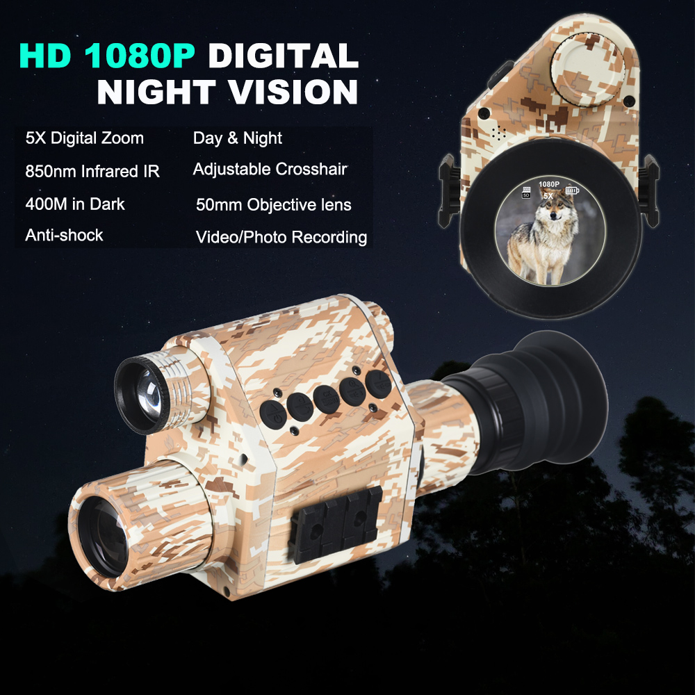 Digital Night Vision Monocular - đánh giá và giá Night Vision Rifle Scope Ir 850Nm