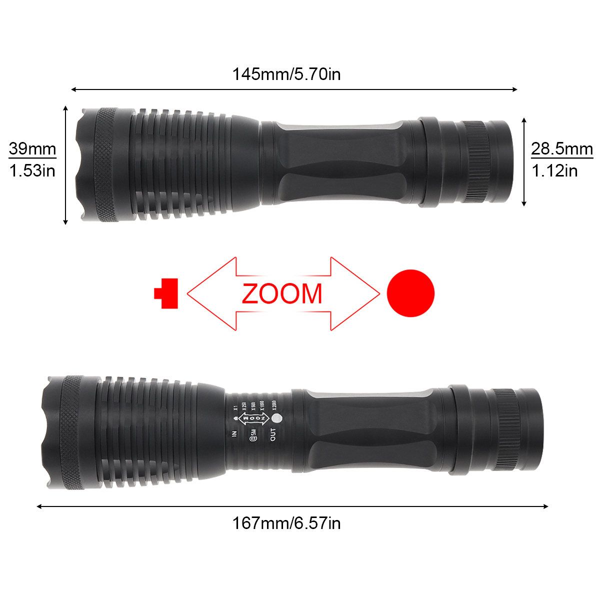 Đèn pin hồng ngoại có thể điều - đánh giá và giá Ir Illuminator 850Nm Flashlight