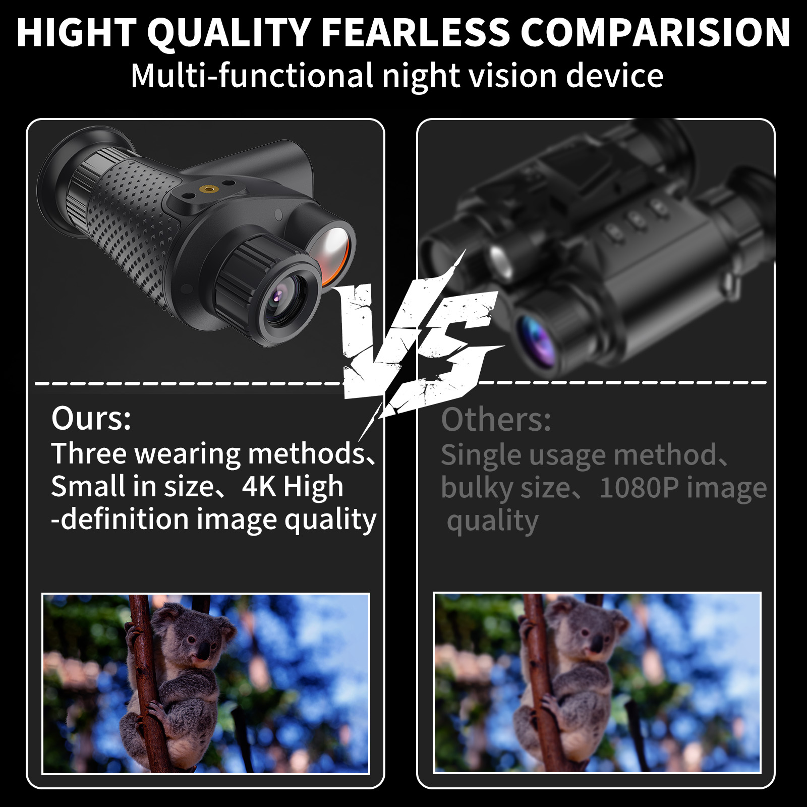 Handheld Monocular Night Visio - đánh giá và giá Night Vision Monocular 8X