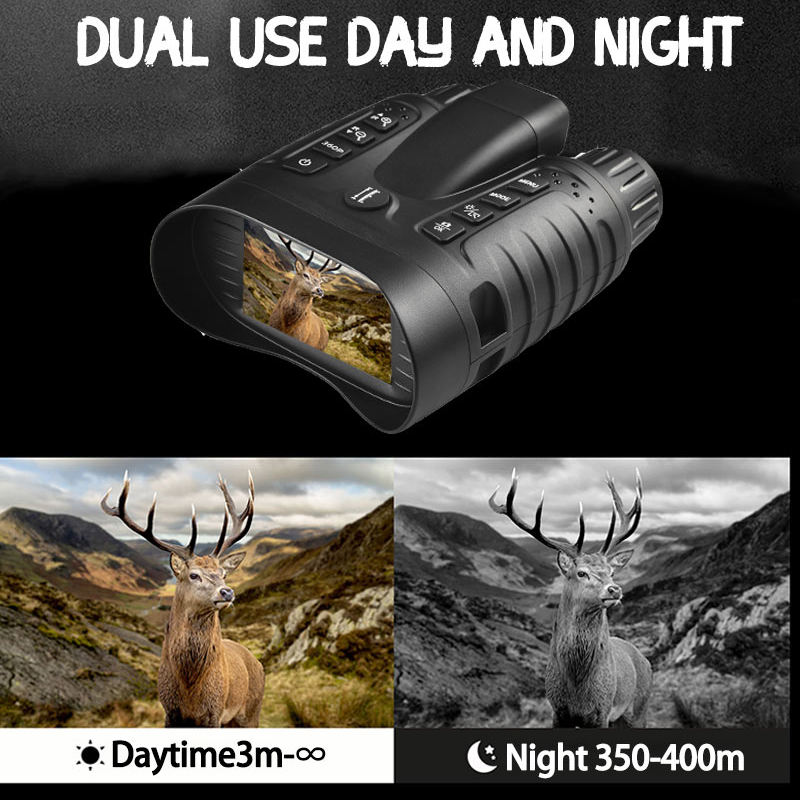 NV2185 Plus 4K Head Mounted Ni - đánh giá và giá Digital Night Vision Binoculars 4K