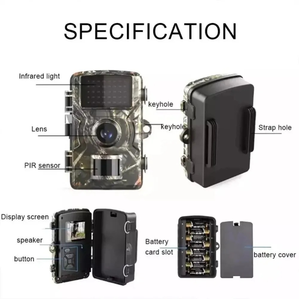 Hunting Trail Camera 16MP 1080 - đánh giá và giá Night Vision Monocular 1080P