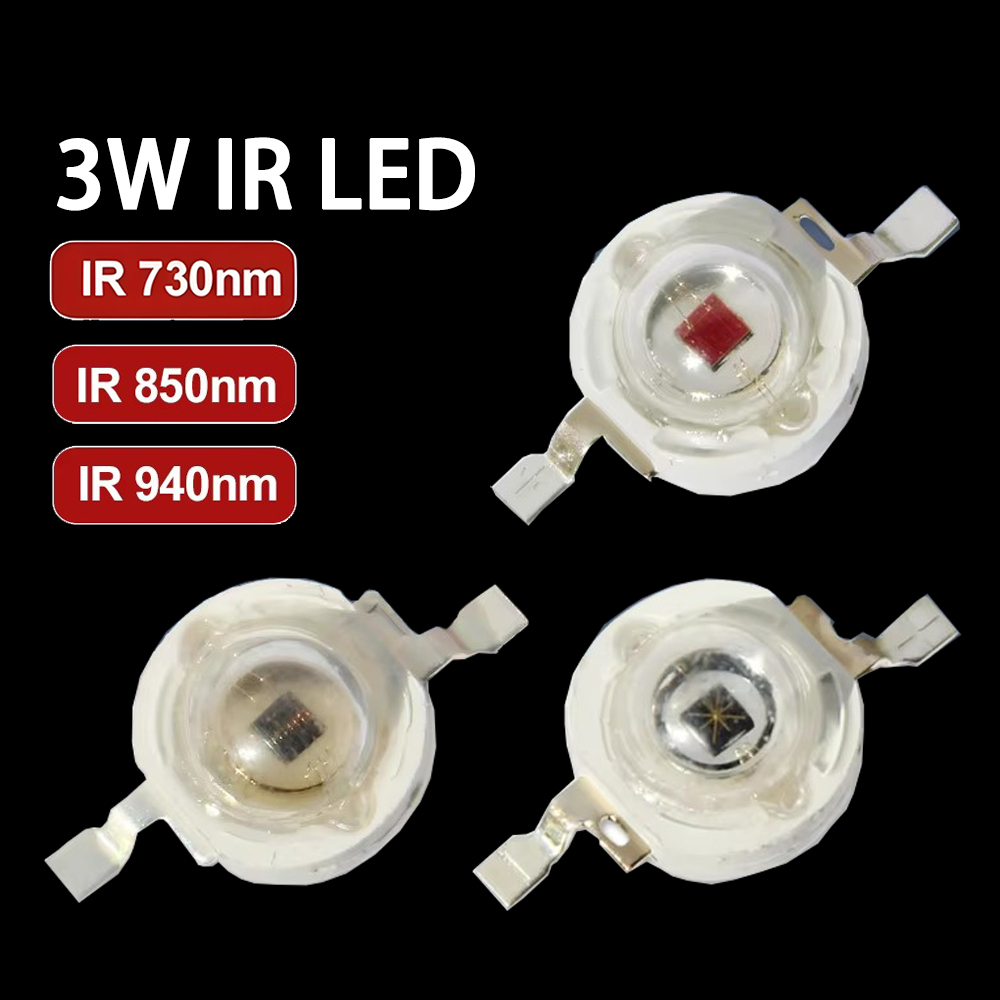 IR LED 3W 730nm 740nm 850nm 94 - đánh giá và giá Ir Illuminator 850Nm Flashlight