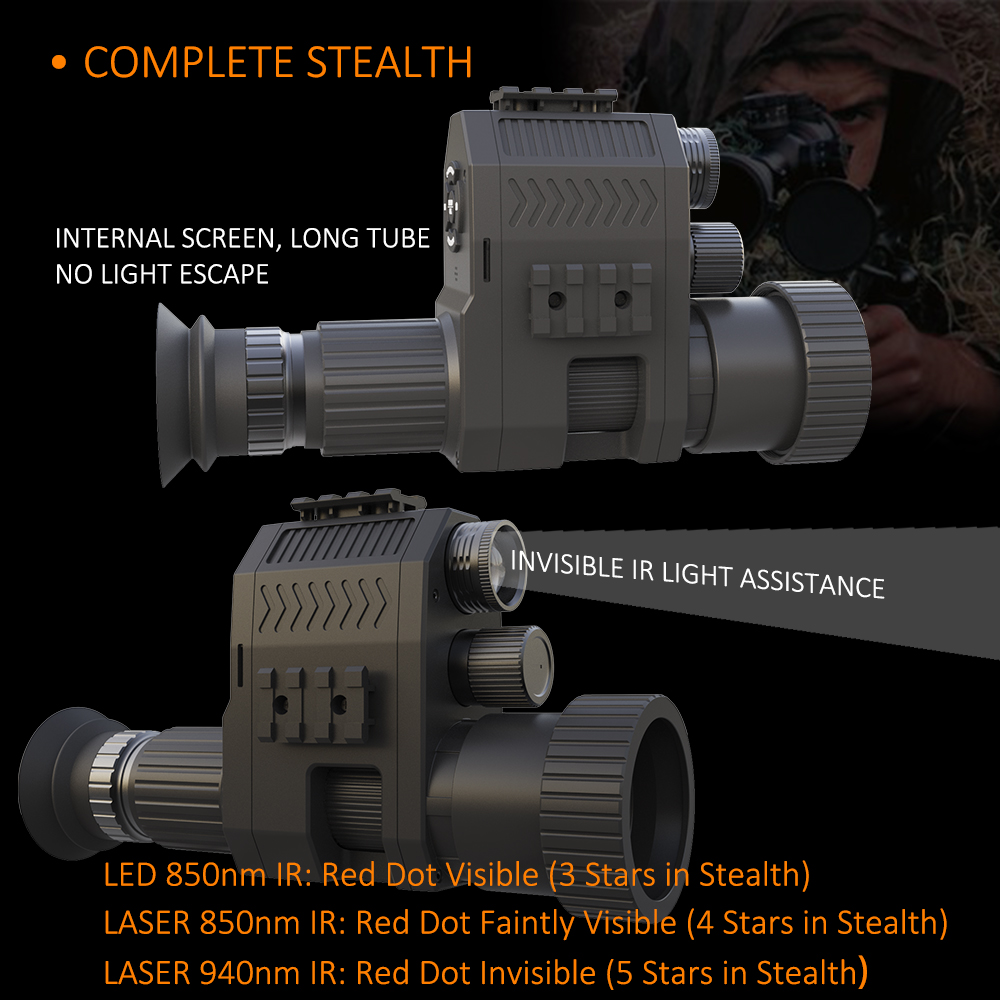 Digital Night Vision Scope Att - đánh giá và giá Night Vision Rifle Scope Ir 850Nm