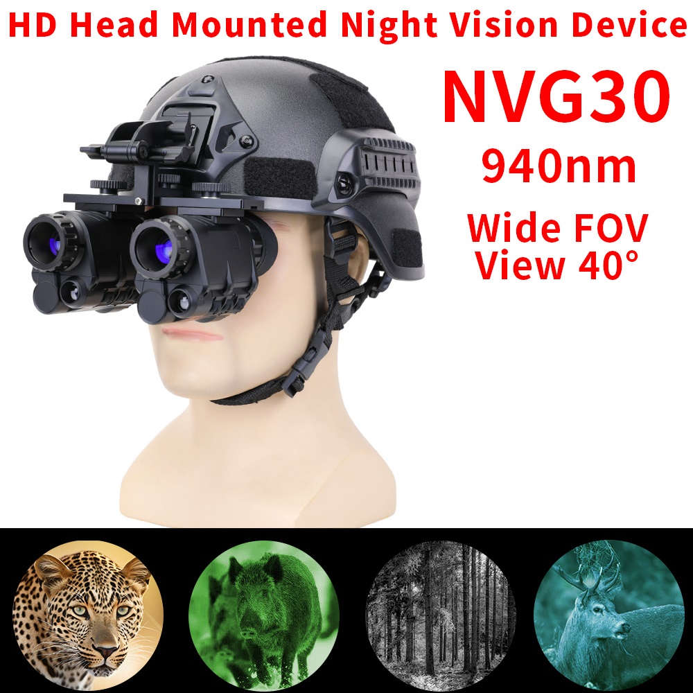 NVG30 Helmet Night Vision Mono - đánh giá và giá Night Vision Scope 4X Digital