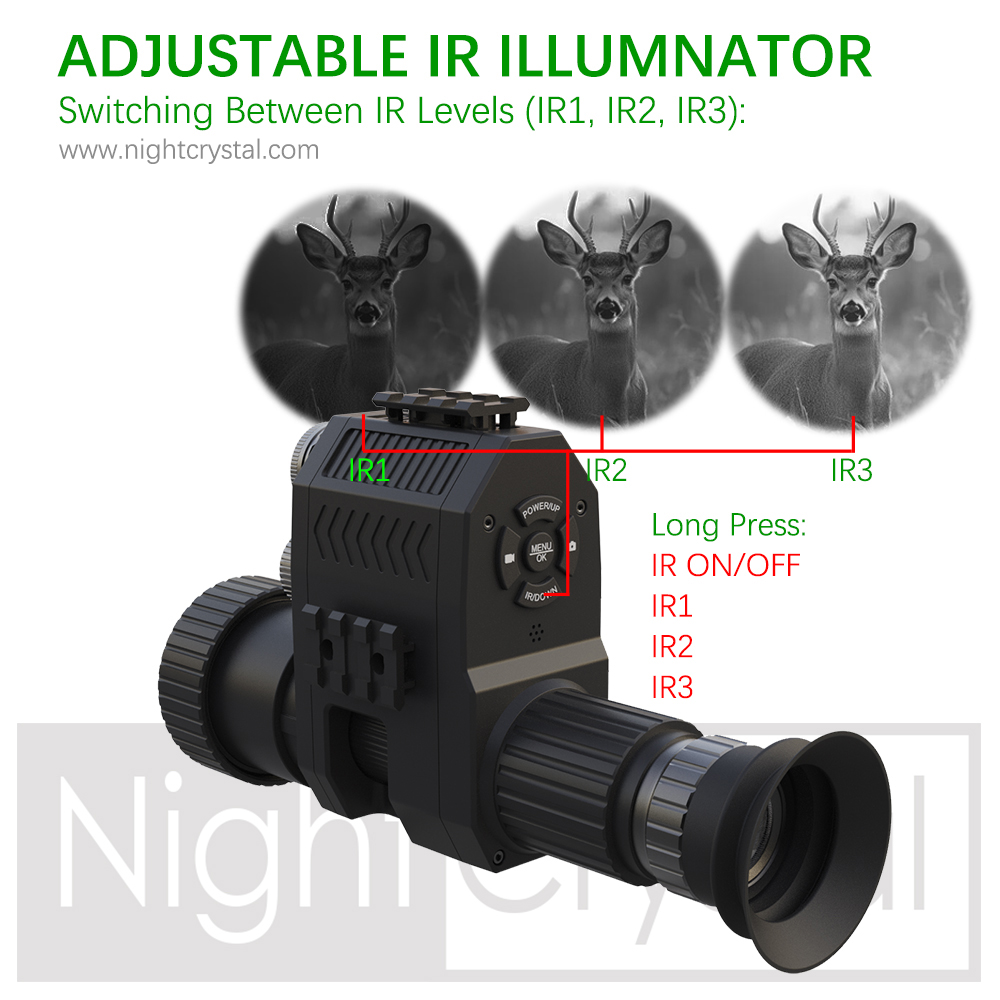 Megaorei NK007 PLUS Hunting Di - đánh giá và giá Night Vision Rifle Scope Ir 850Nm