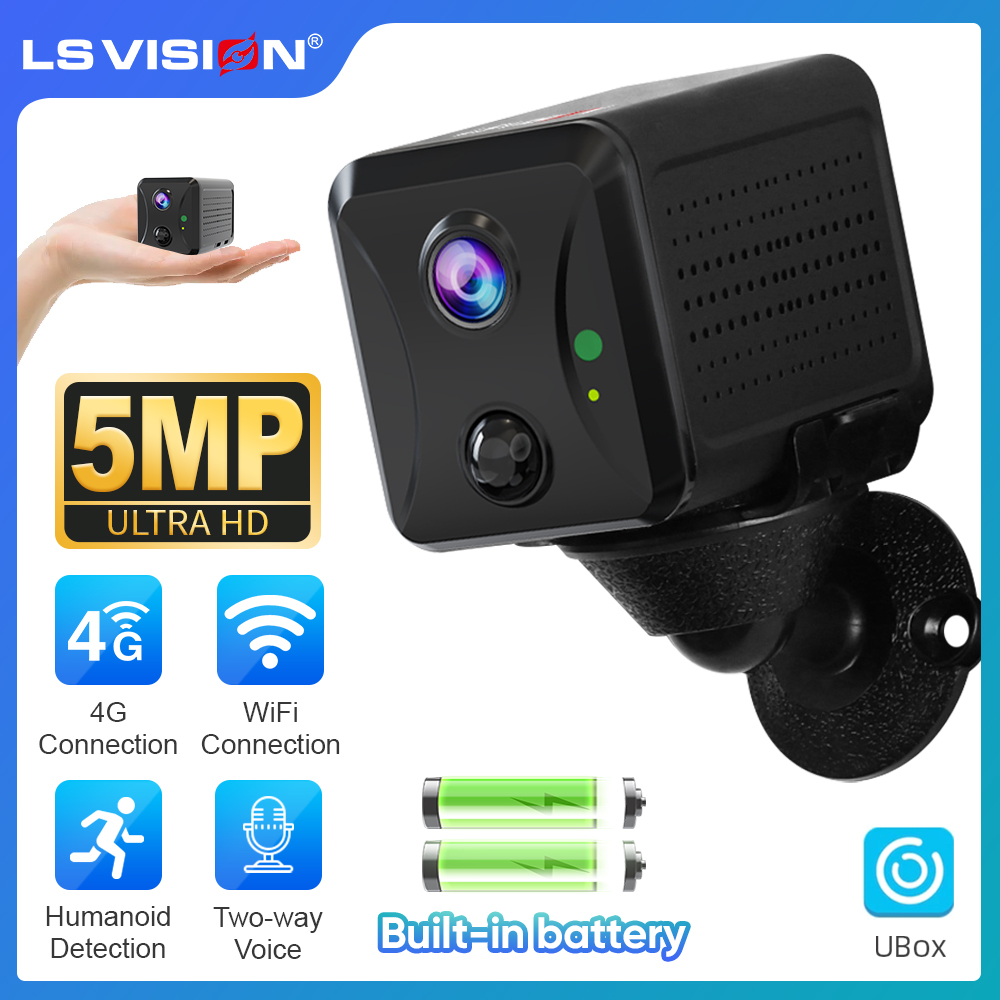 LS VISION 5MP 4G Mini CCTV Cam - đánh giá và giá Night Vision Camera Wifi 4G