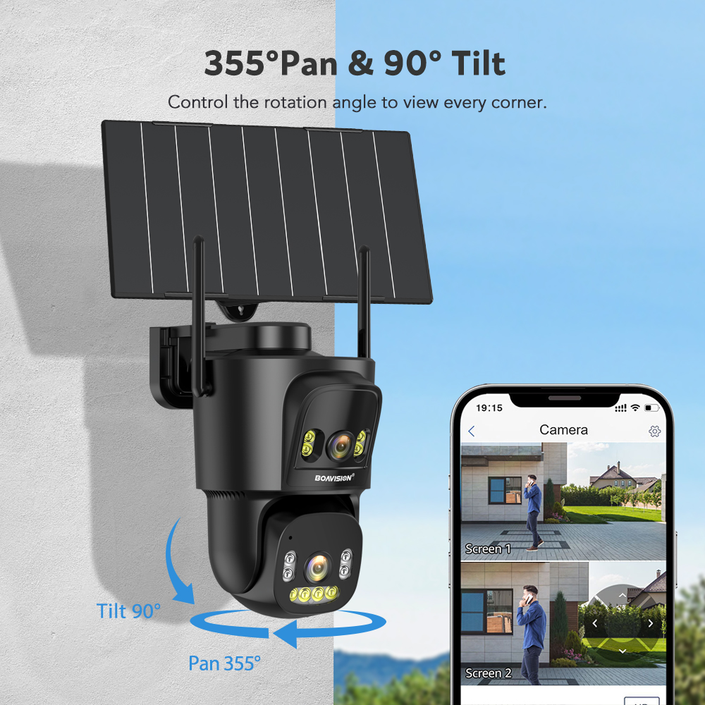 WiFi 4G AOV Solar Panel Camera - đánh giá và giá Night Vision Camera Wifi 4G