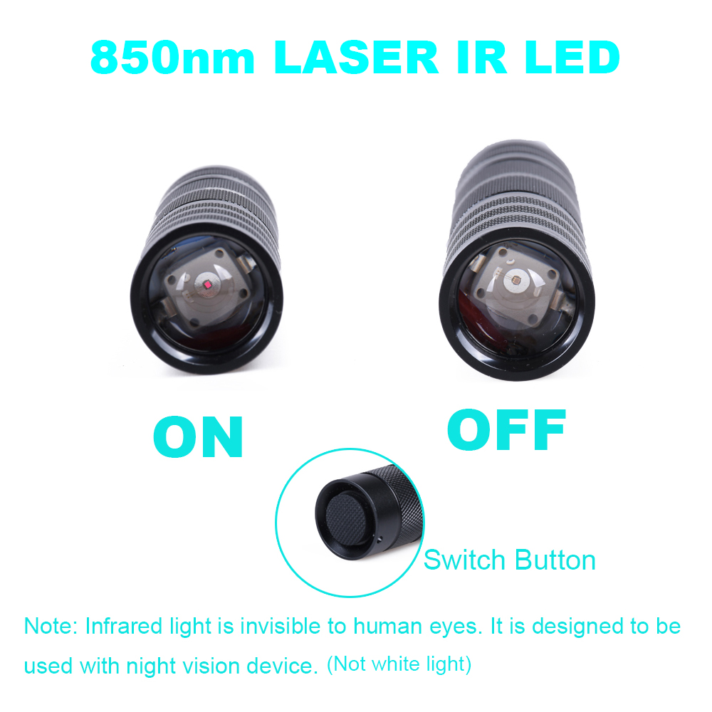 Infrared Flashlight 850nm IR T - đánh giá và giá Night Vision Rifle Scope Ir 850Nm
