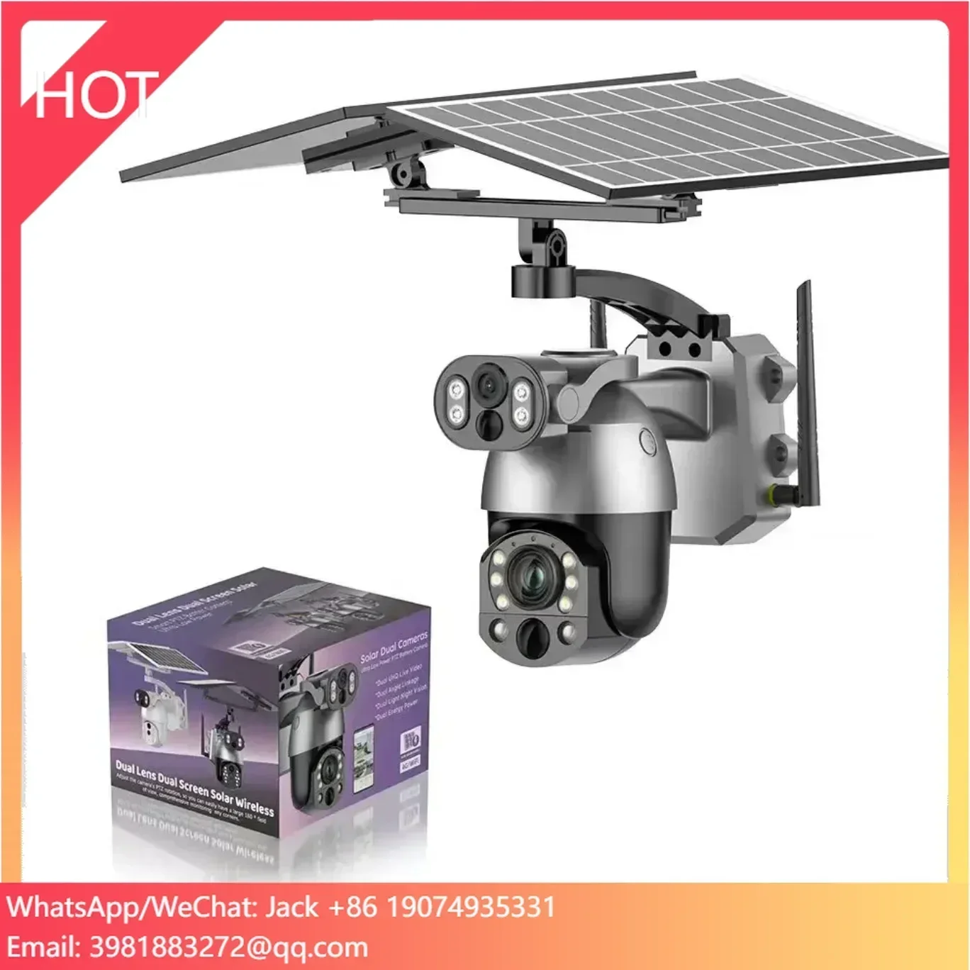 Custom IP65 Dual Lens WIFI 4G  - đánh giá và giá Night Vision Camera Wifi 4G