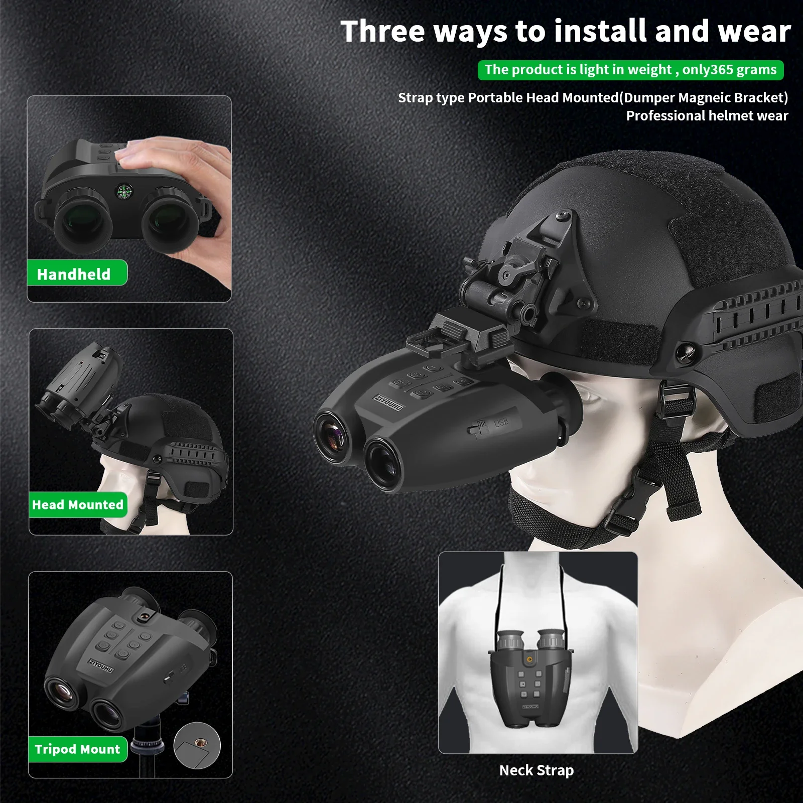PVS-32  Infrared Night Binocul - đánh giá và giá Night Vision Goggles Head Mounted