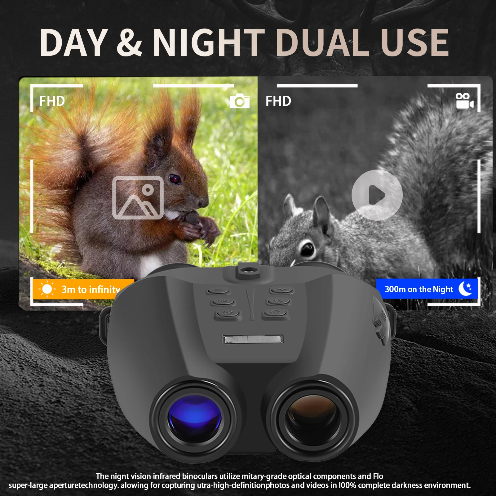 PVS-32  Infrared Night Binocul - đánh giá và giá Night Vision Goggles Head Mounted