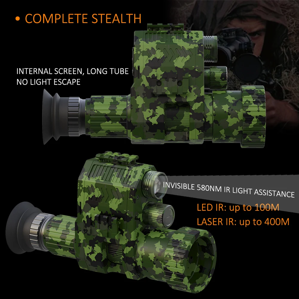 Megaorei 4B NK007 Plus 1080p H - đánh giá và giá Night Vision Scope 4X Digital