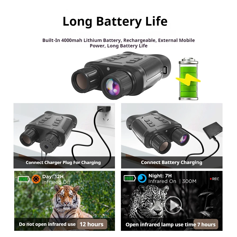 NV3280 500M  Digital Night Vis - đánh giá và giá Digital Night Vision Binoculars 4K