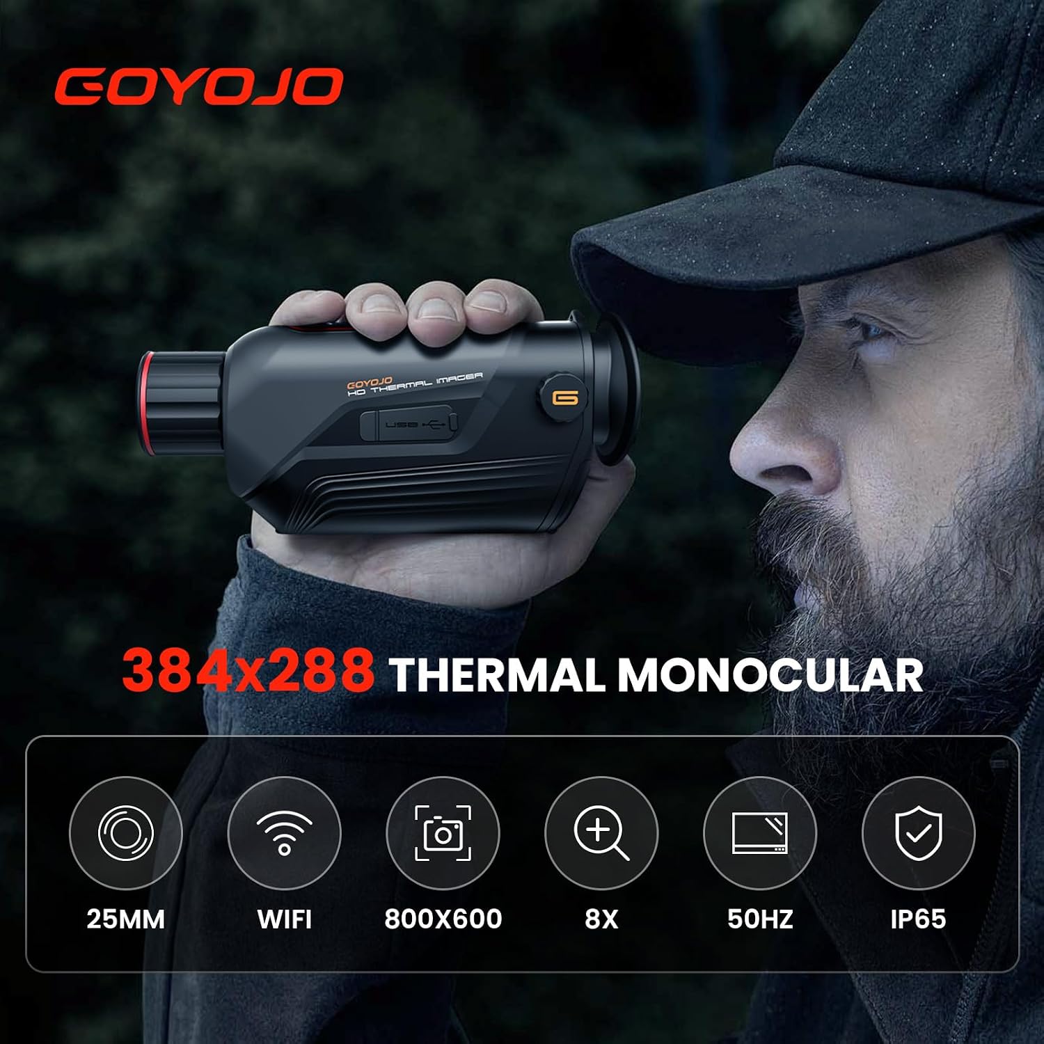 GOYOJO G325 G315 Thermal Imagi - đánh giá và giá Night Vision Monocular 8X