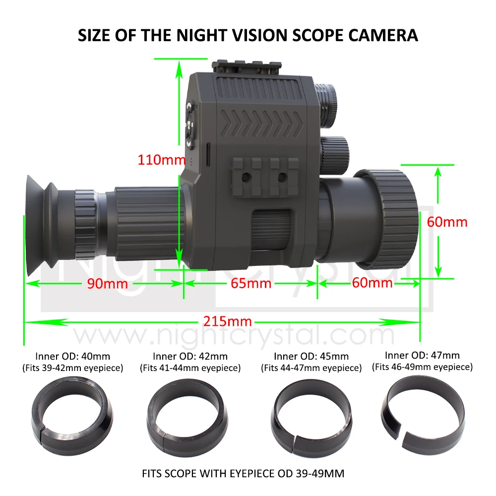 Megaorei 3B NK007s Military Ni - đánh giá và giá Night Vision Scope For Crossbow