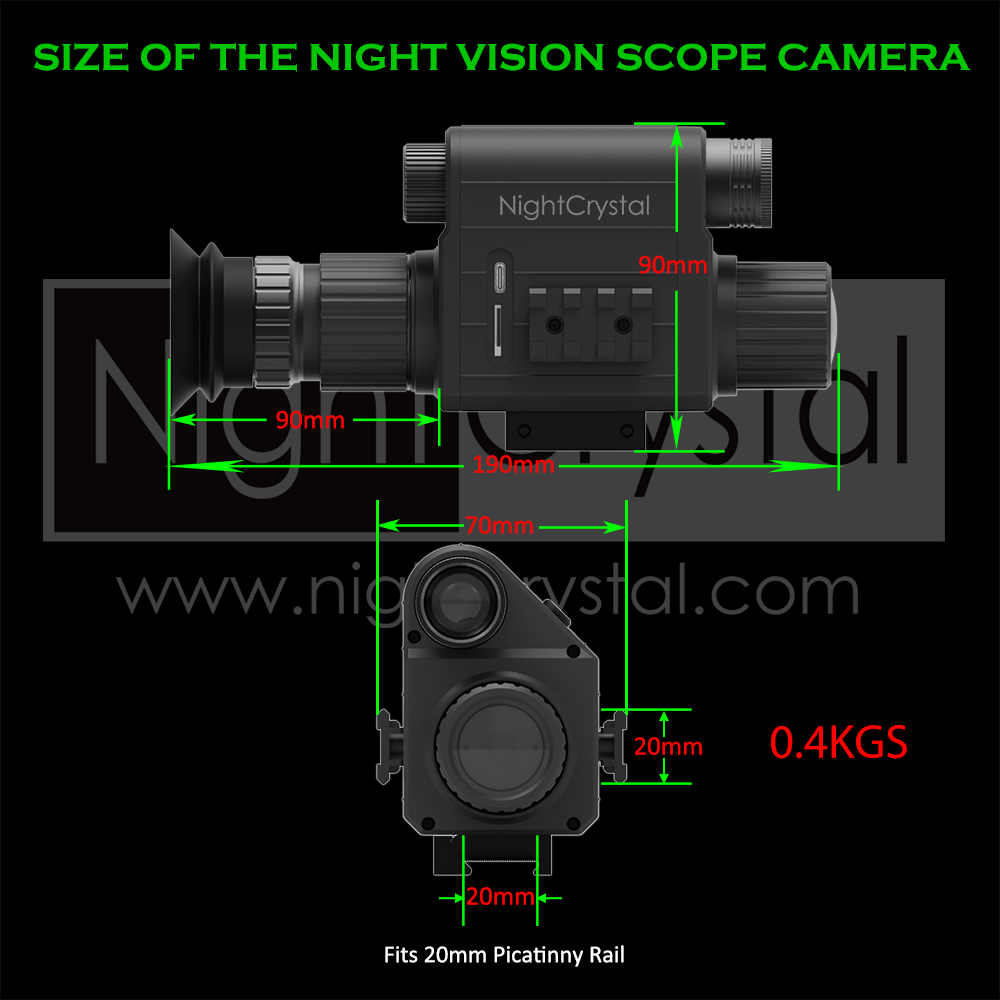 Megaorei M5 Night Vision Rifle - đánh giá và giá Night Vision Rifle Scope Ir 850Nm