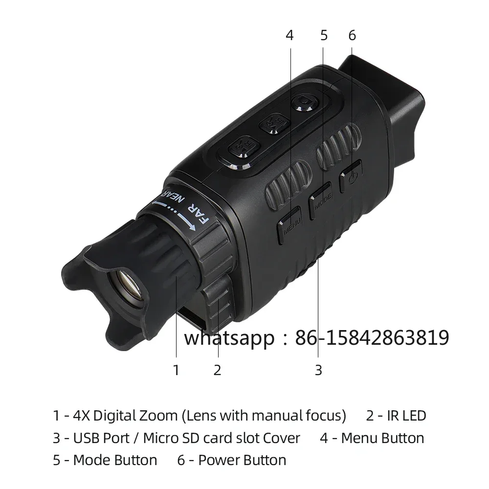 Infrared Night Vision Hunting  - đánh giá và giá Night Vision Monocular 1080P